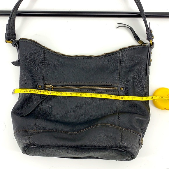 THE SAK Black Pebbled Leather Shoulder Bag - Picture 8 of 12